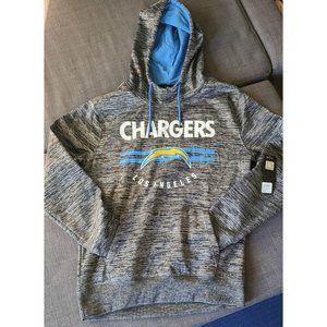 Los Angeles Chargers NFL Team Apparel M Hoodie Gray With Logo NWT